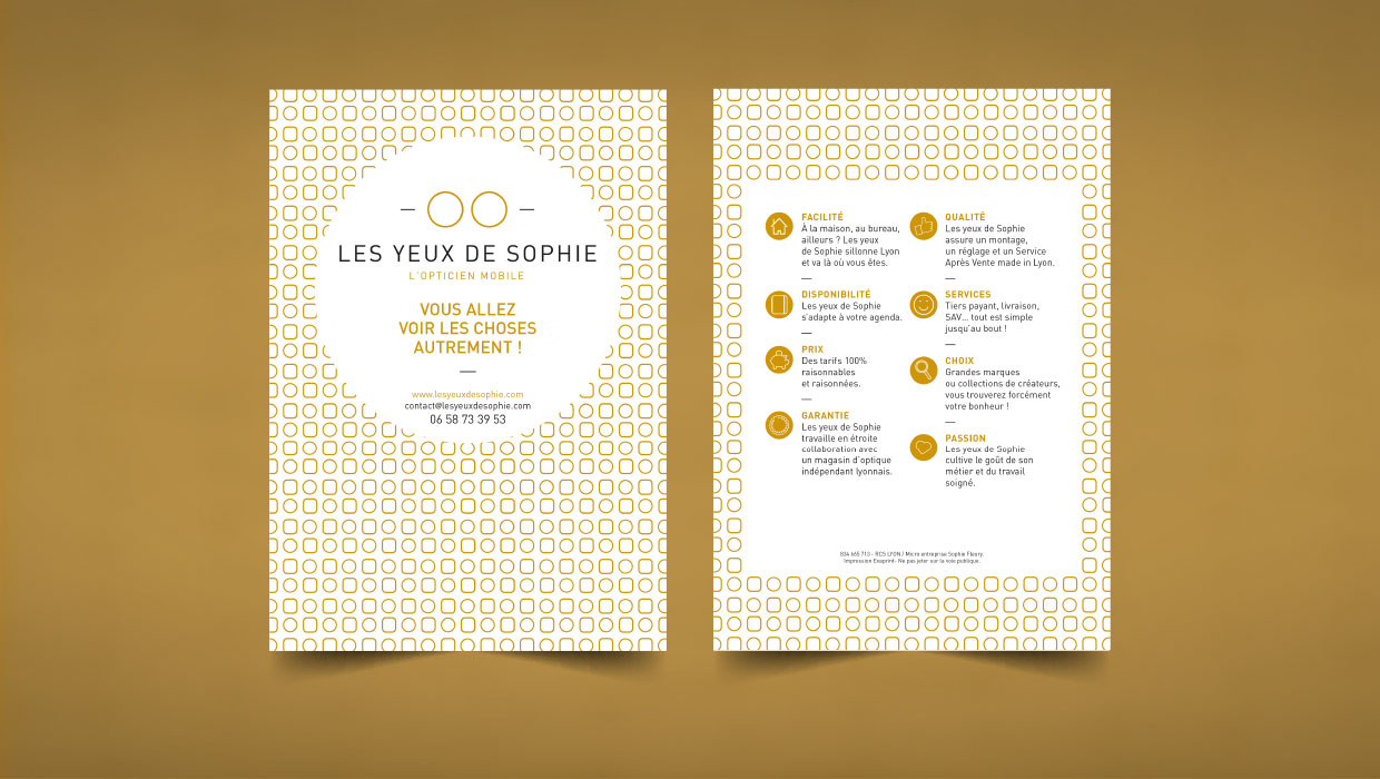 LES YEUX DE SOPHIE, FLYER