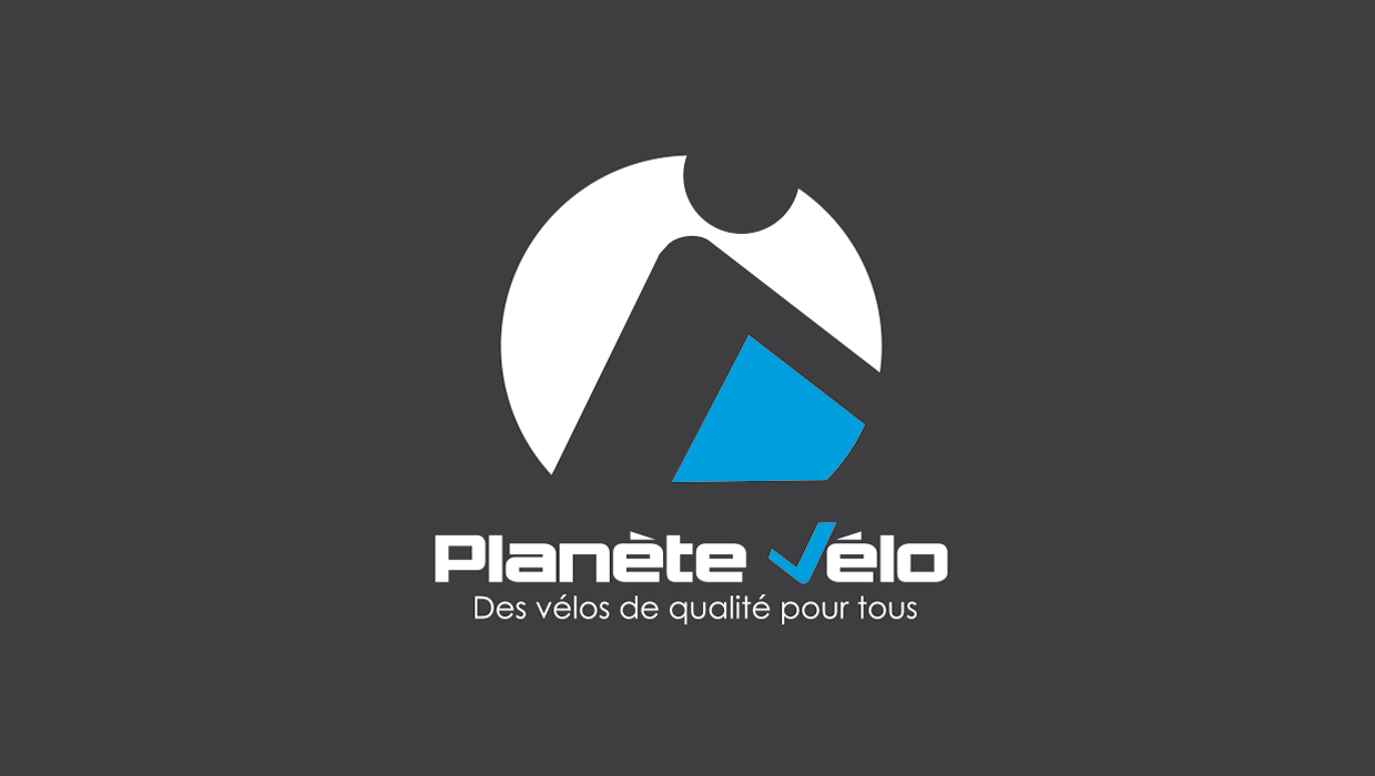 Planète Vélo, Lyon, Caluire, Création logo