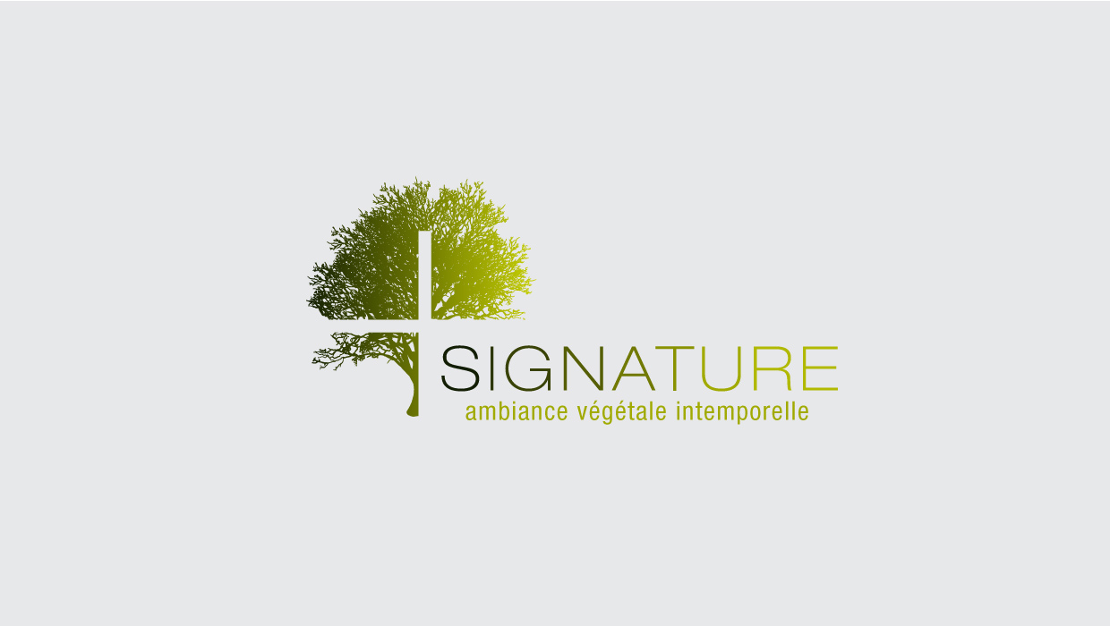 Signature Végétale, création logo